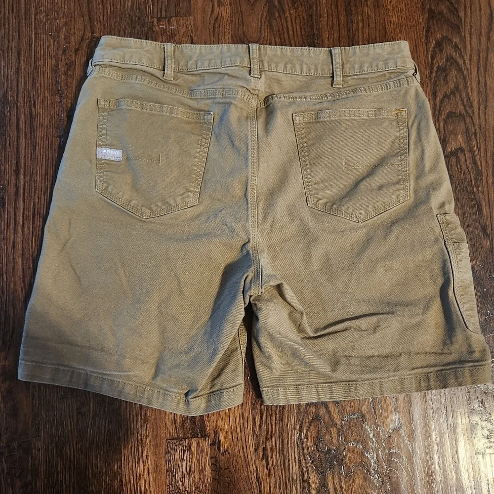 Ariat Men’s Rebar Made Tough Cargo Short in Field Khaki size 32